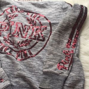 VS PINK zip up sweatshirt!!!♡